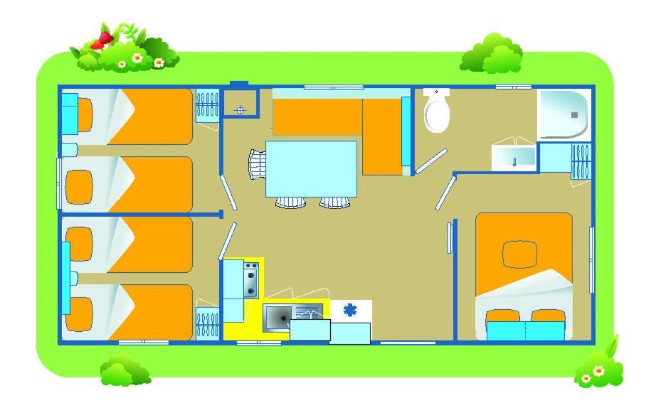 Happy Camp Mobile Homes In Camping Laguna Village Каорле Экстерьер фото